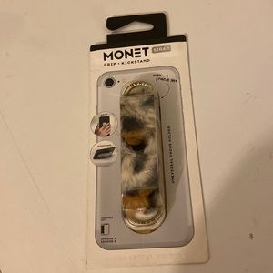 Monet strap | grip kickstand | leopard | universal iPhone holder